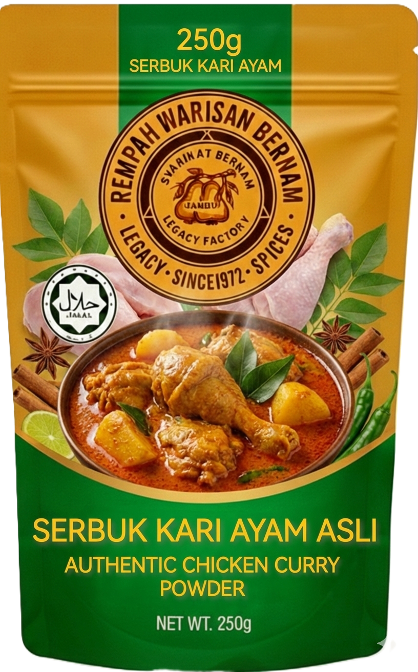 Meat & Chicken Curry Powder Packaging
